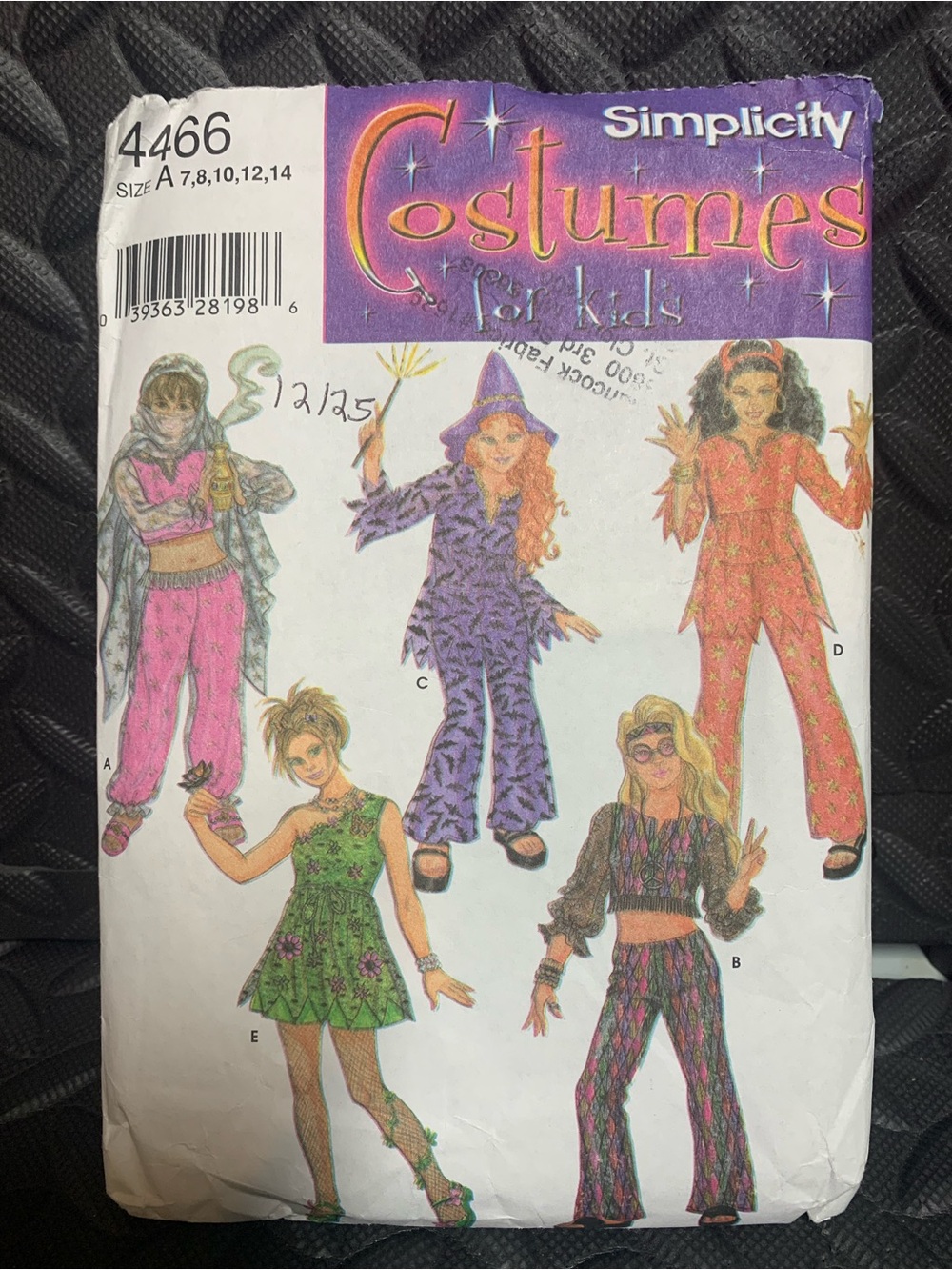 Simplicity Kids Costumes Pattern 4466. New, hasn't been cut into.
